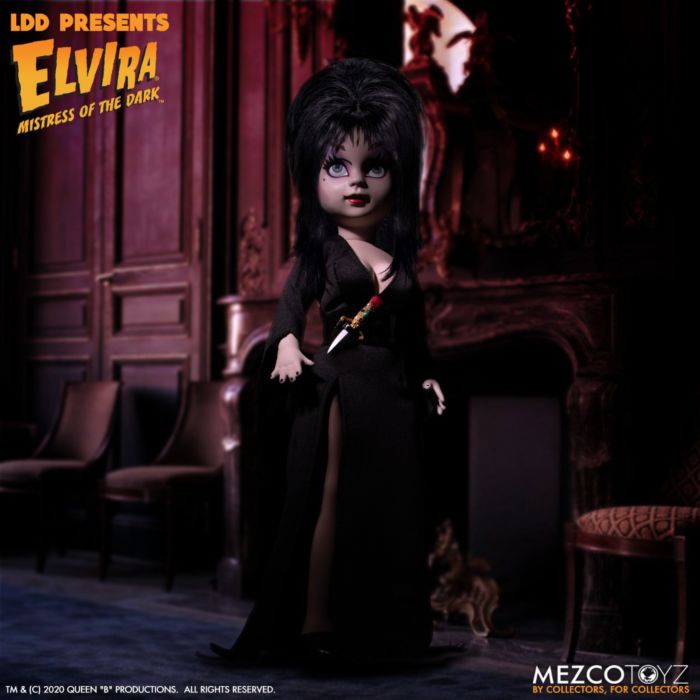 Elvira Mistress of the Dark Living Dead Dolls MEZCO